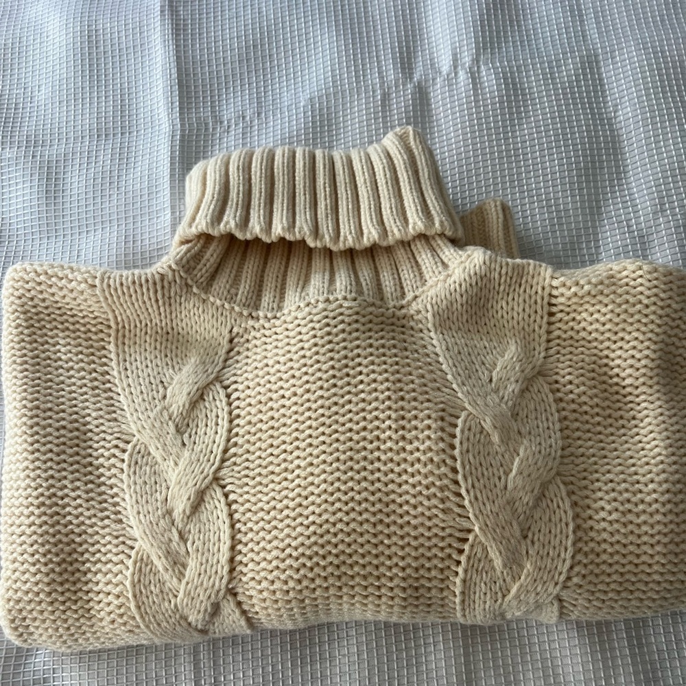 Fashion Nova Cream Knit Sweater